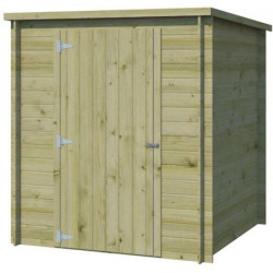 Chalet Svendborg 3,23m² en bois traité 19mm+porte simple Gardenas