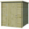 Chalet Svendborg 3,23m² en bois traité 19mm+porte simple Gardenas