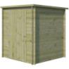 Chalet Svendborg 3,23m² en bois traité 19mm+porte simple Gardenas