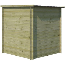 Chalet Svendborg 3,23m² en bois traité 19mm+porte simple Gardenas
