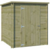 Chalet Svendborg 3,23m² en bois traité 19mm+porte simple Gardenas
