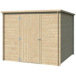 Chalet Svendborg 5,81m² en bois massif 19mm+porte simple Gardenas