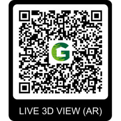 Chalet Svendborg 5,81m² en bois massif 19mm+porte simple Gardenas