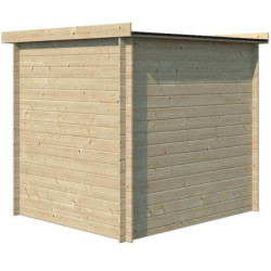 Chalet Nyborg 4,04m² en bois massif 19mm+porte vitrée Gardenas