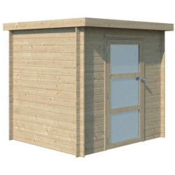 Chalet Nyborg 4,04m² en bois massif 19mm+porte vitrée Gardenas