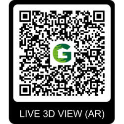 Chalet Nyborg 4,04m² en bois massif 19mm+porte vitrée Gardenas