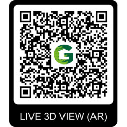 Chalet Nyborg 5,2m² en bois massif 19mm+porte vitrée Gardenas