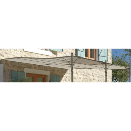 Toile d'ombrage - Provence pour pergolas adossées - Couleurs du Monde