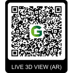 Chalet Nyborg 6,36m² en bois massif 19mm+porte vitrée Gardenas