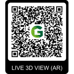 Chalet Umea 8,5m² en bois traité 19mm+extension 200cm Gardenas