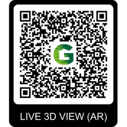 Chalet Oregon 6,86m² en bois traité 28mm+extension 300cm Gardenas