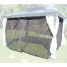 moustiquaires universelles 300x300cm pour tonnelle gris - MU3G