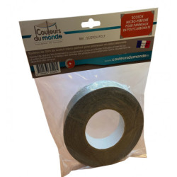 Rouleau scotch 330cm micro-perforé gris pour panneauxen polycarbonate
