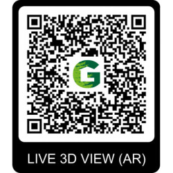 Chalet Oregon 9,6m² en bois traité 28mm+extension 300cm Gardenas