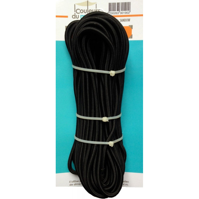 Sandow pour fixation de toiles noir - Couleurs du Monde