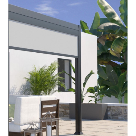 Store brise-soleil 3m - latéral pour pergolas adossées Couleurs du Monde