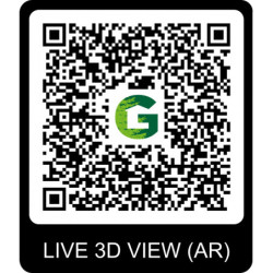 Chalet Oregon 13,51m² en bois massif+extension 150cm Gardenas