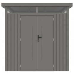 Abri 5,29m² en acier galvanisé 0,4mm Kosto avec fixations dalle - X-Métal