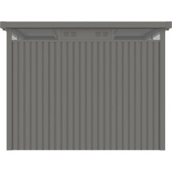 Abri 6,76m² en acier galvanisé 0,4mm Kosto avec fixations dalle - X-Métal