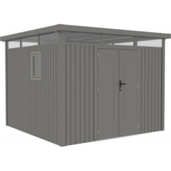 Abri 8,64m² en acier galvanisé 0,4mm Kosto avec fixations dalle - X-Métal