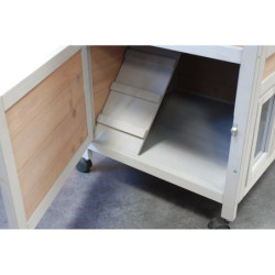 Maison pour chats en sapin – 2 niveaux - H.86cm - Cat Home - Lifland