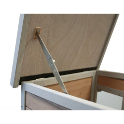 Maison pour chats en sapin – 2 niveaux - H.86cm - Cat Home - Lifland