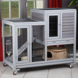 Clapier en sapin - enclos et habitat - L100cm - Restland - Lifland