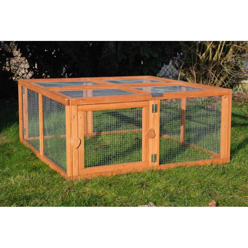 Enclos en sapin - espace fermé sans sol - L116cm - Run out - Lifland