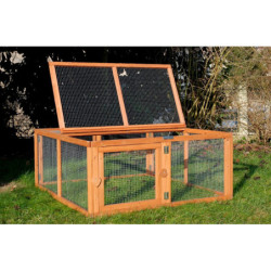 Enclos en sapin - espace fermé sans sol - L116cm - Run out - Lifland