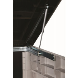 Coffre de jardin - Taupe/marron - résine - 2270L - Storaway plus 2XL