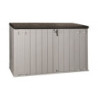 Coffre de jardin - Taupe/marron - résine - 2770L - Storaway plus 3XL