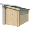 Annexe latérale 150x265cm en bois massif+toit bitumé - Gardenas