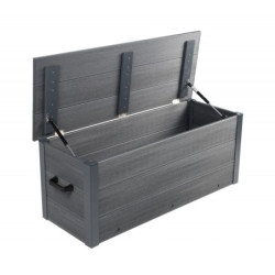 Coffre de jardin 240L - bois composite - plancher - Woodlife Garden