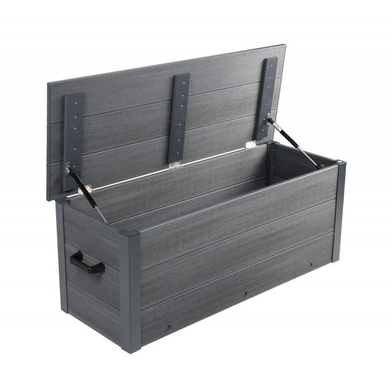 Coffre de jardin 240L - bois composite - plancher - Woodlife Garden