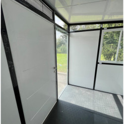 Panneau totalement vitré pour bureau de jardin Everbox