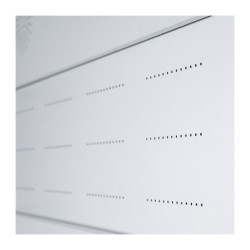 Plaque murale perforée + crochets pour abri - Telluria