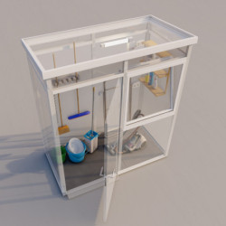 abri modulaire isolé 2m2 Everbox