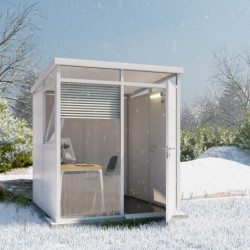 Bureau panneaux modulaires isolé 4m2 Everbox