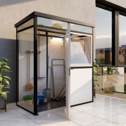 abri panneaux modulaires avec isolation 4m2 Everbox