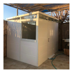 abri avec panneaux modulaires isolés 6m2 Everbox