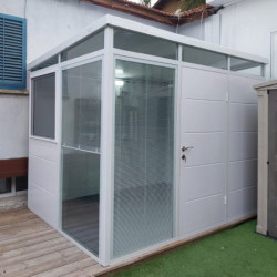 abri avec panneaux modulaires isolés 6m2 Everbox