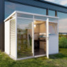 abri avec panneaux modulaires isolés 6m2 Everbox