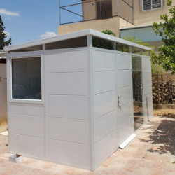 abri panneaux modulaires isolés blanc 8m2 Everbox