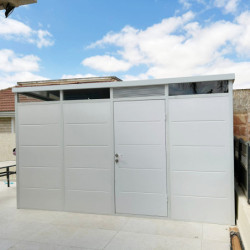 abri panneaux modulaires isolés blanc 8m2 Everbox