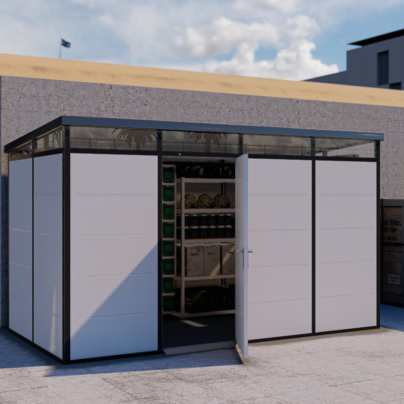 abri panneaux modulaires isolés 8m2 Everbox