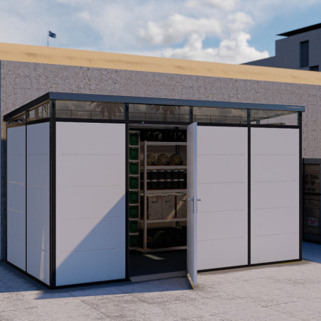 abri panneaux modulaires isolés 8m2 Everbox