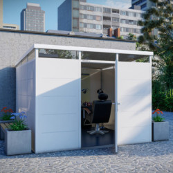 abri panneaux modulaires isolés 9m2 Everbox blanc