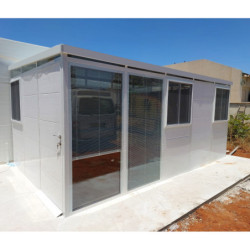 abri panneaux PVC modulaires isolés 15m2 Everbox