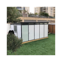 abri panneaux PVC modulaires isolés 15m2 Everbox