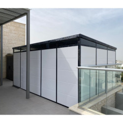 abri panneaux PVC modulaires isolés 15m2 Everbox